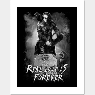 Eric Draven Real Love is Forever Posters and Art